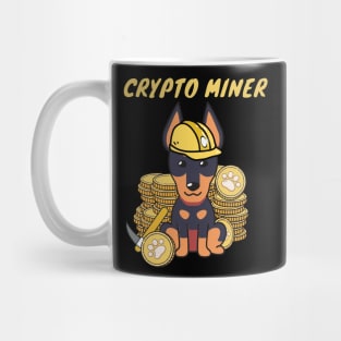 Funny Alsatian  is a Crypto Miner Mug